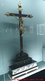 Historia de beda. Crucificado relicario. ltimo tercio del siglo XVI. Coleccin particular