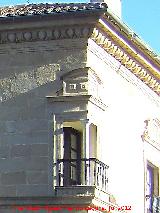 Palacio del Den Ortega. Balcn esquinero derecho