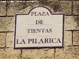 Tentadero La Pilarica. Placa
