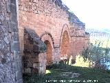 Puente Viejo de Ariza. Bajo el Puente Ariza se puede ver el Puente romano