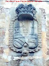 Real Monasterio de Santa Clara. Escudo real