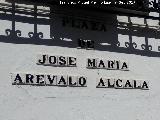 Plaza Jos Mara Arvalo Alcal. Azulejos