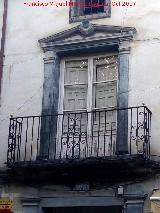 Casa de la Calle Corredera n 36. Balcn central