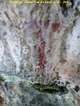 Pinturas rupestres de la Cueva del Fraile II. Antropomorfo T