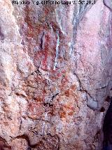 Pinturas rupestres de la Cueva del Fraile IV. Panel