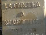 1961. Monumento a San Juan de la Cruz - La Carolina