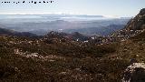 Mgina. Vistas de Sierra Nevada desde su ladera sur