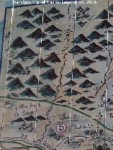 Ro Jndula. Mapa de Bernardo Jurado. Casa de Postas - Villanueva de la Reina