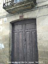 Casa de la Calle Campanario n 19. Puerta