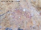 Pinturas rupestres de la Fuente de la Pea I. Restos de pinturas