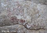 Pinturas rupestres de la Pea I. Restos de figura