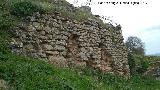Castillo de Giribaile. Muralla Norte