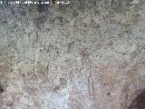 Petroglifos rupestres de la Piedra Hueca Chica. Panel
