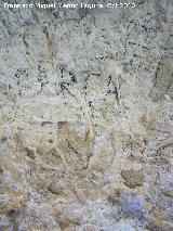 Petroglifos rupestres de la Piedra Hueca Chica. Petroglifos izquierdos