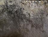 Petroglifos rupestres de la Piedra Hueca Grande. Petroglifos IX smbolos raya recta, curva y recta