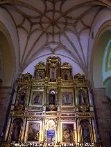 Iglesia de Ntra Sra de la Natividad. Bveda gtica y retablo