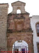 Fachada de la Ermita del Cortijo de San Nicols. 