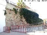 Paseo del Aceite. Antiguo muro de contencin de la Iglesia