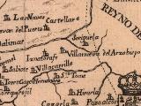 Historia de Villanueva del Arzobispo. Mapa 1788