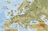 Europa. Mapa físico