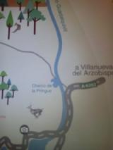 Charco de la Pringue. Mapa