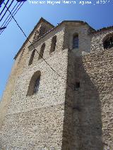 Iglesia de San Andrs. Restos del Castillo integrados en la iglesia