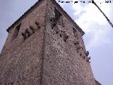 Castillo de La Moraleja. Torre del Homenaje con matacanes