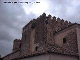 Castillo de la Fuensanta. Parte trasera de los dos torreones