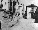 Palacio del Conde de Torralba. Foto antigua. Puerta de entrada