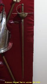 Espada Espaola de Cazoleta. Exposicin en el Palacio Episcopal de Salamanca