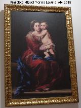 Bartolom Esteban Murillo. Virgen del Rosario. Copia del cuadro de Murillo. Exposicin Palacio Episcopal Salamanca