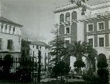 Plaza Den Mazas. Foto antigua. Archivo del I.E.G.
