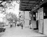 Calle Batalla de Bailn. Foto antigua. Desde el Paseo de la Estacin