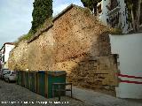 Muralla de la Calle Muro de la Misericordia. Parte de tapial