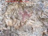 Pinturas rupestres de la Cueva de los Herreros Grupo XII. Antropomorfo cruciforme