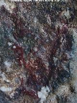 Pinturas rupestres de la Cueva de los Herreros Grupo XII. Restos de pintura