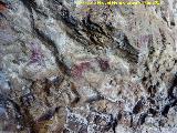 Pinturas rupestres de la Cueva de los Herreros Grupo XI. Panel inferior