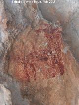 Pinturas rupestres de la Cueva de los Herreros Grupo IX. Cabra