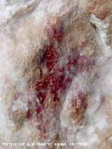 Pinturas rupestres de la Cueva de los Herreros Grupo IX. Hombre a caballo
