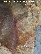 Pinturas rupestres de la Cueva de los Herreros Grupo VIII. Barra y punto