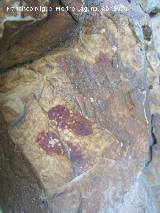 Pinturas rupestres de la Cueva de los Herreros Grupo V. Digitaciones