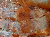 Pinturas rupestres del Puntal. Arco inferior del grupo I