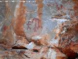 Pinturas rupestres del Puntal. Parte del grupo I