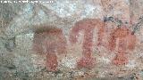 Pinturas rupestres de la Cueva Chica. 