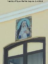 Antigua Panificadora San Bernardo. Azulejos de la Virgen