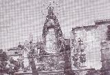 Plaza de Santiago. 1918. Virgen de los Dolores de la cofrada N.P. Jess a su paso por la Plaza de Santiago