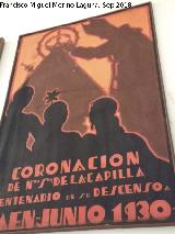 1930. Cartel de la Coronacin de la Virgen de la Capilla 1930