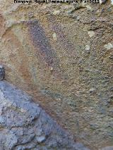 Pinturas rupestres del Abrigo del Ventorrillo. Barras y zooformo