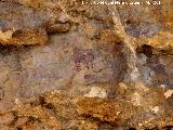 Pinturas rupestres de la Cueva del Engarbo I. Grupo II. Panel VIII. Panel