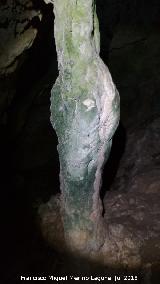 Cueva neoltica de los Corzos. Columna